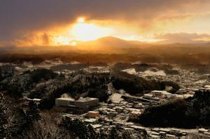 「冬」部門優秀賞 厳冬の朝の目覚め