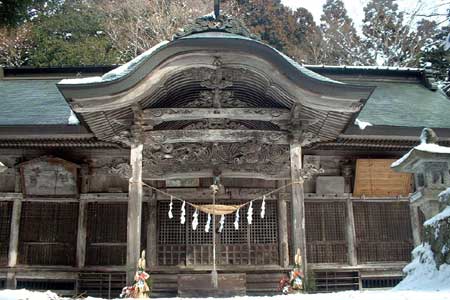 木幡山隠津島神社拝殿・本殿