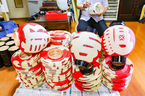 浅倉提灯店（各字の提灯）