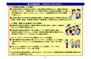 県内の感染事例