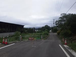 平成30年度　市道　横森環状線道路改良工事　施工前