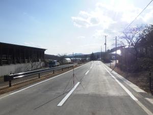 平成30年度　市道　横森環状線道路改良工事　施工後