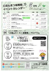 城報館わくわく体験祭りチラシ